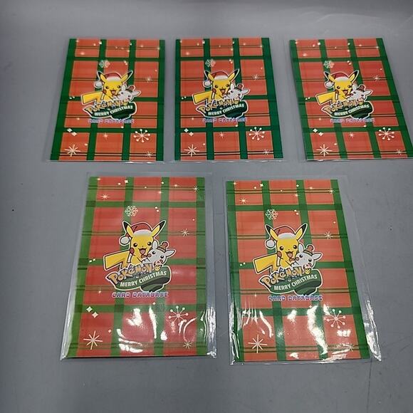 Poncho Pikachu Slowpoke Lugia Ho-Oh Gyrados Mewtwo Card Database Merry Christmas - Picture 7 of 12